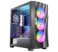 Boîtier Moyen Tour ATX Dark Fleet DF700 Flux RGB avec Panneau Vitré, Noir