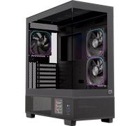 Boitier Moyen Tour ATX Einarex S501D RGB avec panneaux vitrés (Noir)