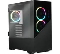 ENERMAXK8 Boîtier PC Gaming ATX Mid Tower en Verre trempé, avec 3 Ventilateurs ARGB PWM 12cm - USB3.2 Gen1 et USB3.2 Type C