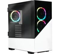 Boitier Moyen Tour ATX Enermax K8 RGB avec panneau vitré (Noir/Blanc)