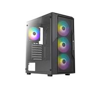 Azza Boitier Moyen Tour ATX Fighter RGB avec panneau vitré (Noir) G