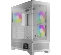 Boitier Moyen Tour ATX Gamdias Atlas M1 RGB avec panneaux vitrés (Blanc)