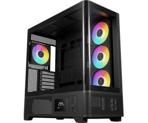Boitier Moyen Tour ATX Gamdias Atlas P2 CG RGB avec panneaux vitrés (Noir)