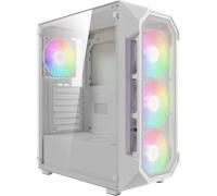 Boitier Moyen Tour ATX Gamdias Aura GC1 Elite RGB avec panneau vitré (Blanc)