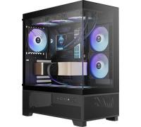 Boitier Moyen Tour ATX Gamdias Aura GC12 RGB avec panneau vitré (Noir)