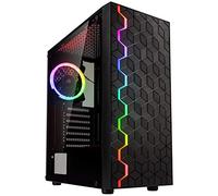 Tour midi Kolink INSPIRE K8 Boîtier gaming, Boîtier noir