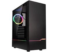 Tour midi Kolink INSPIRE K9 Boîtier gaming, Boîtier noir