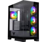 Boitier Moyen Tour ATX iTek Showbui 45 RGB avec panneaux vitrés (Noir)