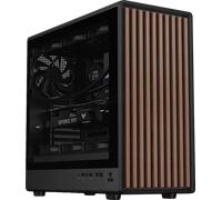 Boitier Moyen Tour ATX iTek Woody W2B ARGB avec panneau vitré (Noir)