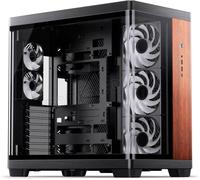 Boitier Moyen Tour ATX Jonsbo TK-4 RGB avec panneaux vitrés (Noir/Bois)