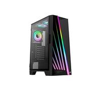 Boitier Moyen Tour ATX AeroCool Mirage V2 RGB avec panneau vitré (Noir)