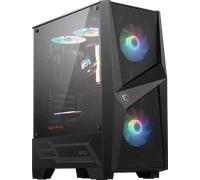 MSI MAG Forge 100M Midi Tower Noir, Transparent