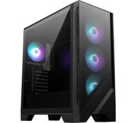 MSI MAG FORGE 320R AIRFLOW unité centrale Micro Tower Noir, Transparent