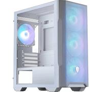 MSI MAG FORGE M100R - Tour microATX jeux - panneau latéral fenêtré (verre trempé) - pas d'alimentation (ATX) - blanc - USB/Audio Blanc