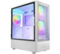 Boîtier Moyen Tour ATX NX410 RGB avec Panneau Vitré, Blanc