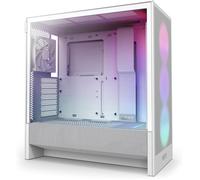 Boitier moyen-tour ATX - NZXT - CC-H52FW-R1 - H5 Flow RGB - Ventilateurs RGB inclus - Blanc - Refroidissement optimisé