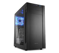 Sharkoon S25-W - Tour - ATX - panneau latéral fenêtré (acrylique) - pas d'alimentation - USB/Audio G