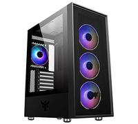 Boîtier Moyen Tour ATX Vertibra H210 RGB avec Panneau Vitré, Noir