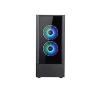 Itek – Boîtier Moyen Tour ATX – Vertibra Q210 – RGB, panneaux vitrés – Noir