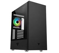 Boîtier Moyen Tour ATX Vertibra S210 RGB avec Panneau Vitré, Noir