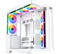 Boitier Moyen Tour ATX Xigmatek Aqua 7 RGB avec panneaux vitrés (Blanc)