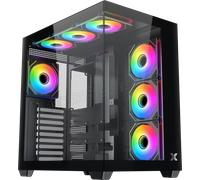 Boitier Moyen Tour ATX Xigmatek Aqua V Air H23A RGB avec panneaux vitrés (Noir)