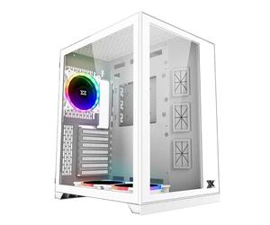 Boitier Moyen Tour ATX Xigmatek Aquarius S RGB avec Panneaux vitrés (Blanc)
