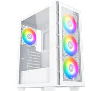 Boitier Moyen Tour ATX Xigmatek Elite One RGB avec panneaux vitrés (Blanc)