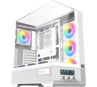 Boitier Moyen Tour ATX Xigmatek Vision RGB avec panneaux vitrés (Blanc)