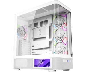 Boitier Moyen Tour ATX XYZ Quantum Pro RGB avec panneaux vitrés (Blanc)