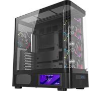Boitier Moyen Tour ATX XYZ Quantum Pro RGB avec panneaux vitrés (Noir)