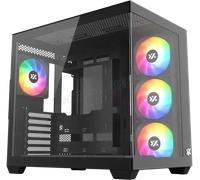 Boitier Moyen Tour ATX XYZ Tesseract X RGB avec panneaux vitrés (Noir)