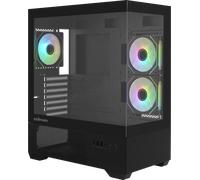 Zalman Boîtier PC CHRONIX V2 ZM-CHROV2BK – Moyen tour ATX sans alimentation – Noir