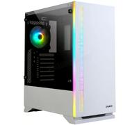 Boitier Moyen Tour ATX Zalman S5 RGB avec panneaux vitrés (Blanc)