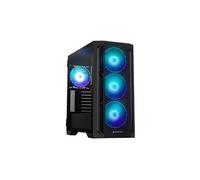 Chieftec Boîtier moyen tour Apex Lumo RGB E-ATX panneaux vitrés Noir