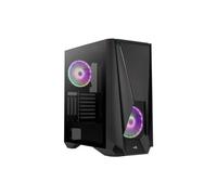 Aerocool Boîtier PC Visor Tempered Glass Edition – ATX étendu, verre trempé, sans alim, noir