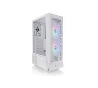 THERMALTAKE Boitier Moyen Tour E-ATX Ceres 330 TG RGB avec panneau vitré (Blanc) G