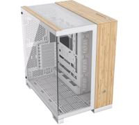 Boitier Moyen Tour E-ATX - Corsair 6500X - Blanc et marron - Refroidissement liquide - Panneaux vitrés - USB 3.0