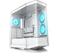 COUGAR GAMING | BOITIER PC GAMING | FV270RGB - Couleur Blanc - Cartes mères Mini ITX / Micro ATX / ATX / CEB / E-ATX - GPU jusqu’à 420 mm - Compatible E-ATX