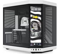Hyte Boitier Moyen Tour E-ATX Y70 Touch Infinite avec panneaux vitrés (Noir/Blanc)