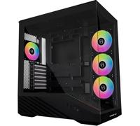 Lian Li Boîtier PC Vector V100 Verre trempé Éclairage RVB 4 ventilateurs 120 mm