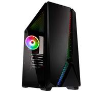 Boitier Moyen Tour E-ATX Kolink Quantum RGB avec panneau vitré (Noir)