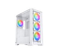 Boitier Moyen Tour E-ATX Quantum RGB avec panneaux vitrés (Blanc)