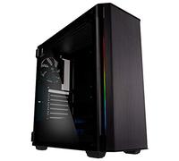 Boîtier Moyen Tour E-ATX Refine RGB avec Panneau Vitré, Noir
