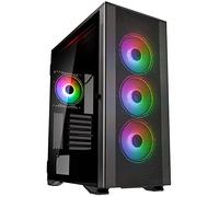 Boîtier Moyen Tour E-ATX Stronghold Prism RGB avec Panneau Vitré, Gris