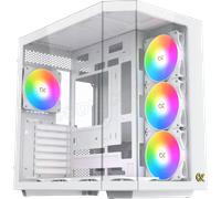 Boitier Moyen Tour E-ATX Xigmatek Cubi II RGB avec panneaux vitrés (Blanc)