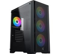 Boitier Moyen Tour E-ATX Xigmatek Gaming X II RGB avec panneau vitré (Noir)