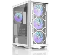 Boitier Moyen Tour E-ATX Zalman Z10 Duo avec panneaux vitrés (Blanc)