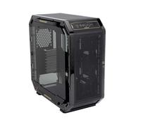 Generique Boîtier moyen tour E-ATX Airforce 4 ventilateurs ARGB panneaux vitrés USB 3.2 Type-C Noir