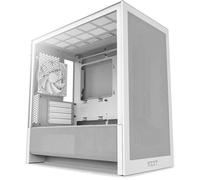 NZXT H3 Flow - Boîtier PC Gaming Micro-ATX - Flux d’air optimisé - 1 Ventilateur 120 mm Inclus - GPU Taille Standard - Rad. 280 mm Avant, 240 mm Dessus - Carte mère Back-Connect - Noir